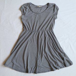 Striped Black and White Dress